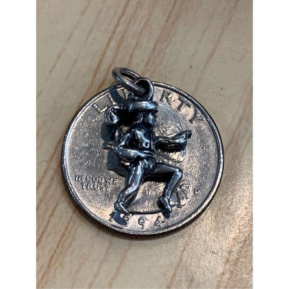 Lords Leaping 12 Days of Christmas Sterling Silver Jewelry Charm - Picture 2 of 4